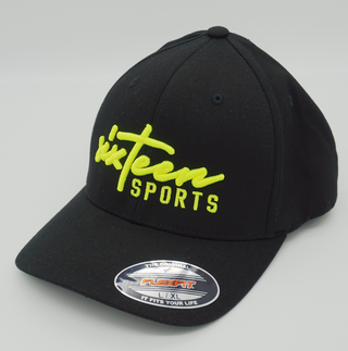 Sixteen sports Full Cap black/neon