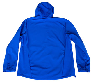 Unisex Softshell-Jacke von 16sports in Roy, atmungsaktiv und wasserabweisend, mit Reißverschluss und Kapuze.