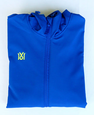 Unisex Softshell-Jacke von 16sports in Roy, detailreiche Oberfläche, sportliches Design, ideal für Outdoor-Aktivitäten.