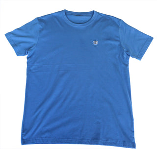 Blaue 16sports Ocean T-Shirt, angenehm weicher Stoff, lässiges Design, frontales Ocean-Logo, perfekte Passform, sportlicher Look