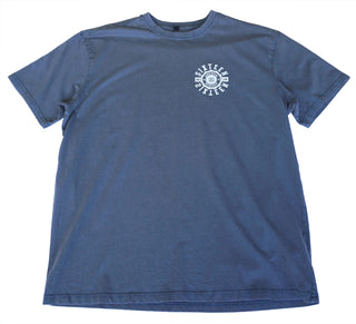 Blaues 16sports 1616 SIGN T-Shirt, bequemes Baumwollshirt mit Logo-Print, modisches Design für sportliche Alltagsmode