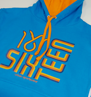 1616 Color Rush Varsity Hoodie (unisex)