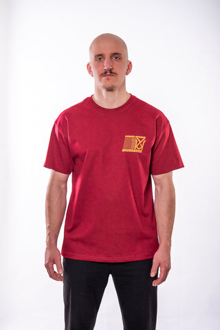 Graues FAST16 T-Shirt von 16sports mit Shooting-Design, bequemes Baumwollmaterial, Alltagstauglich und sportlich.