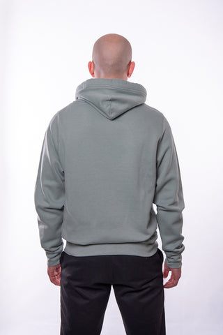 Unisex 16sports Cross Hoodie in Pistaziengrün, weiches Sweatshirt mit Kapuze und sportlichem Design, für Komfort und Style.