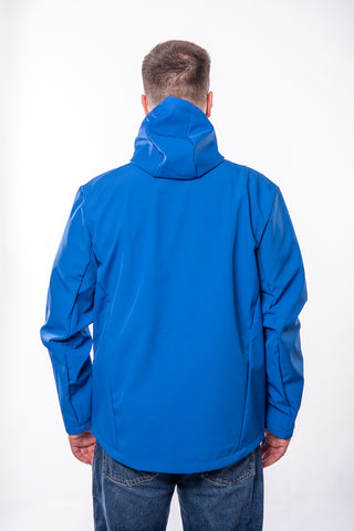 Unisex 1616 TEAM Softshell-Jacke von 16sports, leichte wetterfeste Jacke mit Reißverschluss und Kapuze, für Outdoor-Aktivitäten