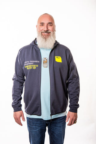 Sportliche MTD Athletic Hoodie mit Reißverschluss, Kapuze und bequemem Schnitt, in Schwarz, von 16sports.