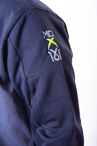 Sportliches MTD Athletic Hoodie mit Kapuze und Reißverschluss von 16sports, bequeme Sweatjacke für sportliche Aktivitäten