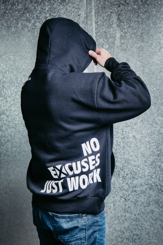 16sports Mental Toughness Dept. Signature Hoodie, graues Sweatshirt mit gedrucktem Logo und bequemem Schnitt.