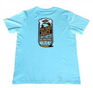 Helles MTD JUICE T-Shirt von 16sports mit Logo-Print auf der Vorderseite, bequemes Baumwollshirt für sportliche Looks.