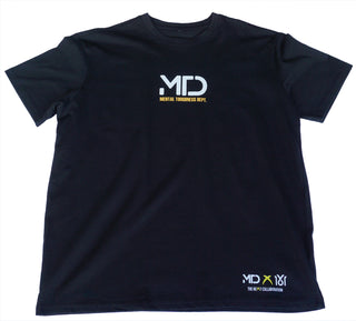 Helles blaues 16sports MTD Signature T-Shirt mit Rundhalsausschnitt und Logo-Print auf der Brust, bequemes Baumwollmaterial