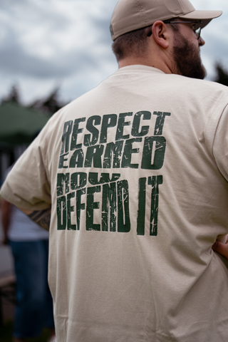 NFS SEALS Season T-Shirt mit "RESPECT EARNED" Aufdruck, bequemer Baumwoll-T-Shirt für Fans und Sportbegeisterte