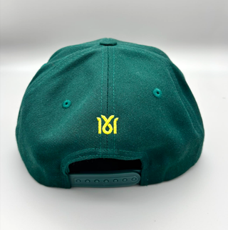 NFS Flat-Cap, klassische Kappe aus Stoff mit breiter Schirm, sichtbare Nahtdetails, modisches Accessoire für den Alltag